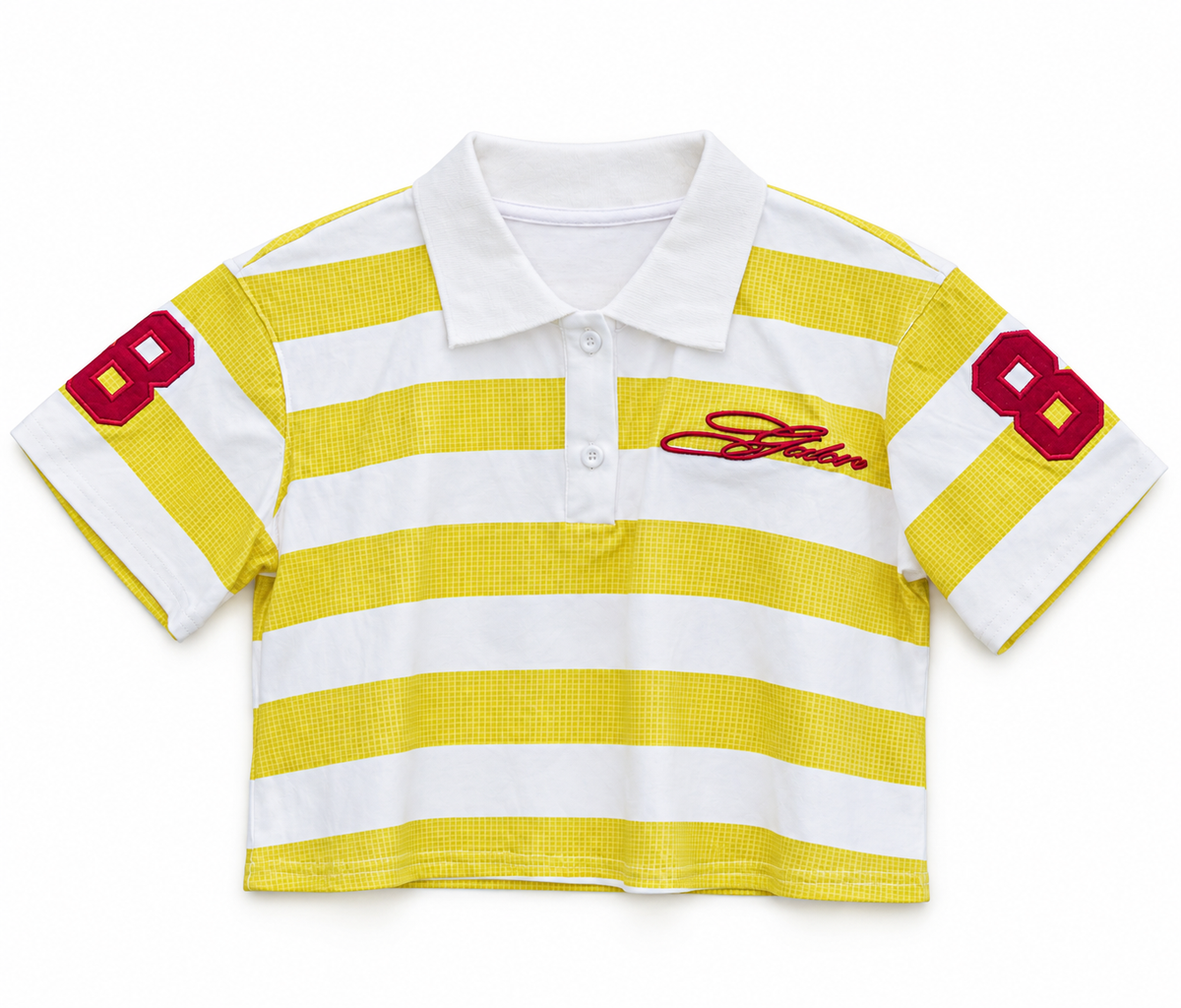 “Contrast” # 8 Yellow Polo Tee